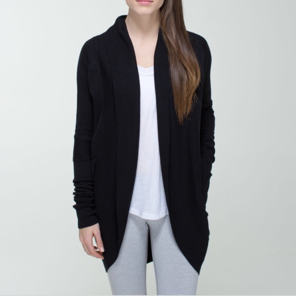 Lululemon Black Cardigan